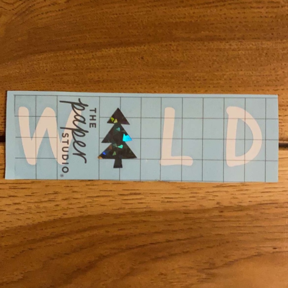 WILD car decal